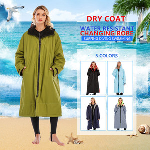 Manteau d'hiver épais amélioré pour l'extérieur, vêtements <span class=keywords><strong>de</strong></span> protection contre le froid, peignoir chaud pour l'entraînement à la natation, <span class=keywords><strong>cape</strong></span> <span class=keywords><strong>de</strong></span> <span class=keywords><strong>surf</strong></span> et <span class=keywords><strong>de</strong></span> plongée - Product Image 4