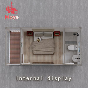 Maison conteneur préfabriquée prête à l'emploi, facile à utiliser, respirante, en panneaux sandwich d'acier standard, pour extérieur, abri <span class=keywords><strong>de</strong></span> <span class=keywords><strong>jardin</strong></span> - Product Image 5