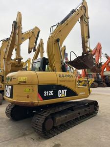 Excavadora de cadenas mini Caterpillar 312C de 12 toneladas, modelo 2024, original de Japón, segunda mano, motor original, bomba hidráulica MOOG 0-2000 - Product Image 2
