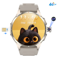 Versión Global, Reloj Inteligente Android 4G con Pantalla de 1.8 Pulgadas, Cámara, Tarjeta SIM, 3+32 GB, 950 mAh, GPS, WiFi, NFC, Reloj Inteligente AMOLED para Hombre H81