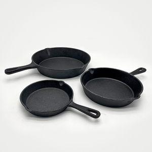 Nhà máy nóng bán gang chậu và chảo không dính Cookware Set nấu nướng chảo cho nhà và ngoài trời - Product Image 4