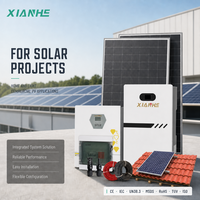 Système d'énergie solaire 16 kWh 314 Ah avec panneaux photovoltaïques, onduleur et stockage de batterie pour la sauvegarde à domicile