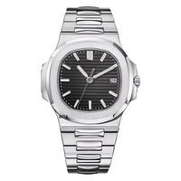 Nouvelle montre mécanique assemblée, mouvement mécanique NH35, diamètre 41 mm