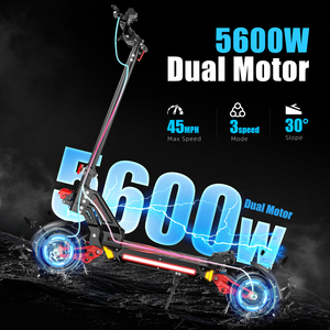 Scooter Plegable de 11 Pulgadas con Motor de 3000W*2, Batería de Litio y Aluminio para Desplazamientos Urbanos y Viajes en Metro, Modelo FWV2 - Product Image 4