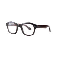 Monturas Ópticas de Acetato Extra Grandes Estilo Vintage, Gafas de Moda Unisex con Montura Gruesa, Monturas para Lentes Graduadas al por Mayor