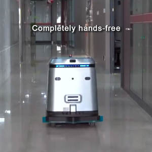 Venta caliente <span class=keywords><strong>de</strong></span> acero inoxidable Control remoto eléctrico fregado barrido <span class=keywords><strong>de</strong></span> lavandería 2025 AI Robot aspirador comercial inteligente - Product Image 2