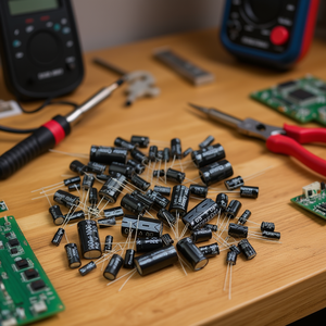 ตัวเก็บประจุไฟฟ้า 220uF 4V 85C อะลูมิเนียม แพ็ค 10 ชิ้น สำหรับซ่อมอุปกรณ์อิเล็กทรอนิกส์ - Product Image 3
