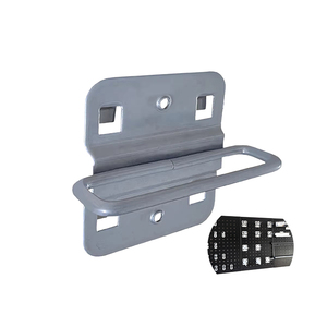 Organisateur de bureau mural avec panneau perforé et accessoires pour table et bureau - Product Image 1