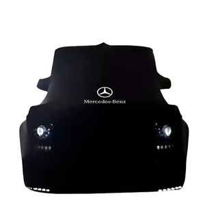 Housse de voiture personnalisée avec logo <span class=keywords><strong>Mercedes</strong></span>-benz G55 AMG, housse de voiture spéciale résistante aux intempéries en tissu élastique souple pour véhicule tout-terrain classique G55 - Product Image 1