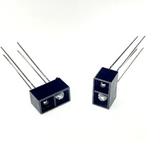 Alta sensibilità forma cuboide silicone corpo nero sensori interruttore fotoelettrico 840nm IR diodo Dip per Monitor