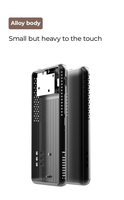 Nouveau projecteur de poche intelligent portable mini DLP 4K 3D Full HD avec lampe LED, téléphone mobile Android 8.1, 2 Go de RAM, 16 Go de stockage, noir