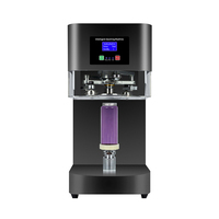 Machine de scellage automatique électrique HENGZHI pour canettes en métal et en plastique, idéale pour les magasins de boissons et de bubble tea, haute vitesse