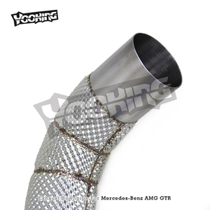 Collecteur d'échappement SS304 pour Mercedes-Benz AMG GT GTS GTR GTC C190 4.0T 2014-2020, haute qualité, flux libre - Product Image 5