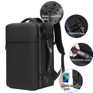 Large Capacity Expandable 19-Inch Laptop Backpack Smart <strong>Carry</strong> Handle Custom Lock USB Charging Port Display Travel <strong>Bag</strong> - Product Image 3