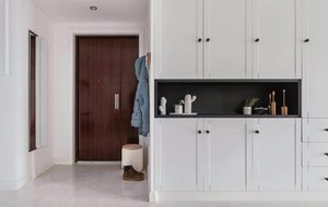 Large Capacity Multi-layer Wooden Shoe Rack Solid Wood Storage Cabinet Metal Modern Simple Design Household Entrance <strong>Hall</strong> - Product Image 4