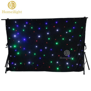 Led RGB RGB 1 arka plan pırıltı Starlit LED yıldızlı perde için sahne arka fon dekorasyonu - Product Image 3