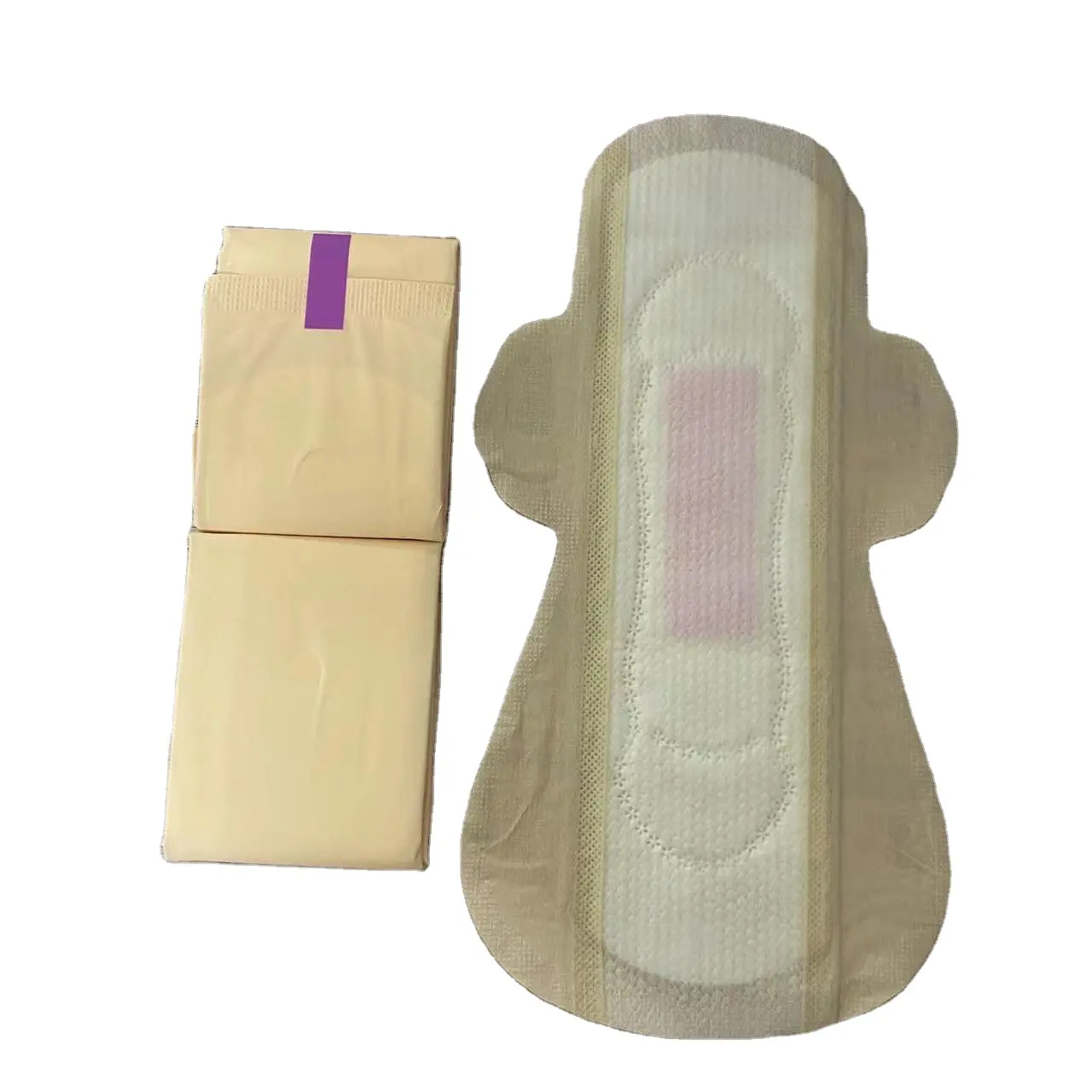 Serviettes hygiéniques en papier de bambou Eco avec forme de fibre de bambou Chine