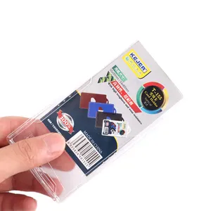 带有水晶Id的员工卡持有清晰的员工卡套装工厂批发工作通行证空白姓名Id徽章
