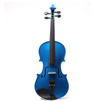 Violon allemand en épicéa personnalisé, bleu massif avancé, 1 pièce
