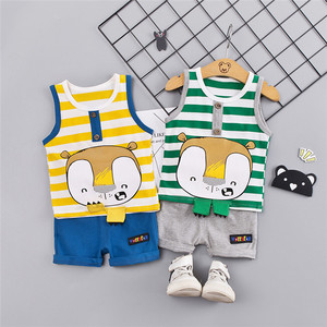 Uniformes Escolares Sin Marca, Ropa Deportiva para Niños, Camiseta a Rayas, Vestido Maxi, Pantalones con Bolsillos Laterales - Product Image 3