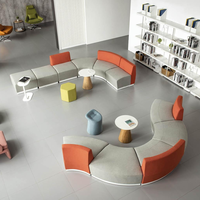 Grand canapé modulable 4/7/10 places en tissu nordique pour bureau, bibliothèque, salon, ensemble de canapés modernes et luxueux