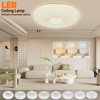 Nouvelle lampe de plafond LED ronde moderne, ambiance lumineuse simple, 9w 12w, chambre à coucher, salon