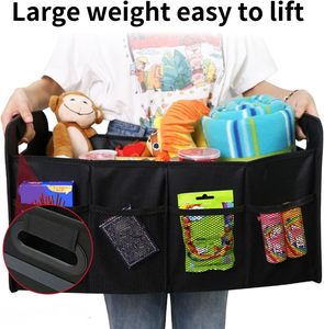 Organizador plegable para maletero de coche con asa, solución de almacenamiento impermeable de poliéster duradero para todos los coches SUV Mini-Vans - Product Image 6