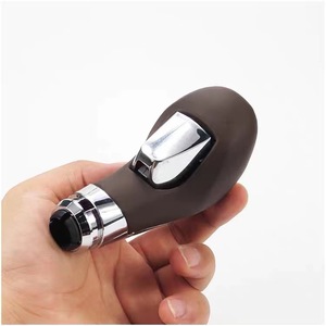 Pomo de palanca de cambios de cuero negro y marrón ergonómico para Opel Vauxhall Insignia - Product Image 4