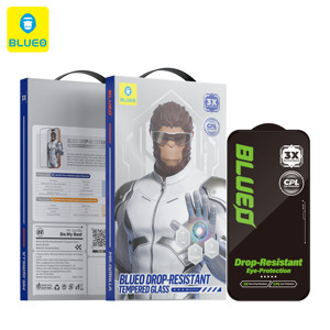 Protector <span class=keywords><strong>de</strong></span> Pantalla BLUEO 3X Resistente a Impactos y Arañazos, Vidrio Templado Amigable con la Vista para iPhone 17 Pro Max - Product Image 1