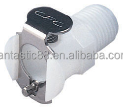 Conector Bayoneta Original CPC <span class=keywords><strong>BC430</strong></span>, Conector Bayoneta Macho X 1/8 HB, Nylon Blanco - Product Image 1