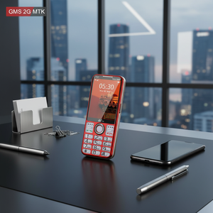 OEM ODM <span class=keywords><strong>GSM</strong></span> MTK 2G Écran tactile 2,8 pouces Grand haut-parleur Batterie Double carte SIM Sans caméra Clavier à touches en cristal Étui en cuir Cadeau - Product Image 2