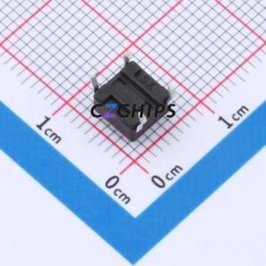 TC110416045 Tactile Switch Through hole Component (THT)-4P,6x6mm Switch Single Pole Single Throw Round Button 1.6N 4.5mm - Product Image 2