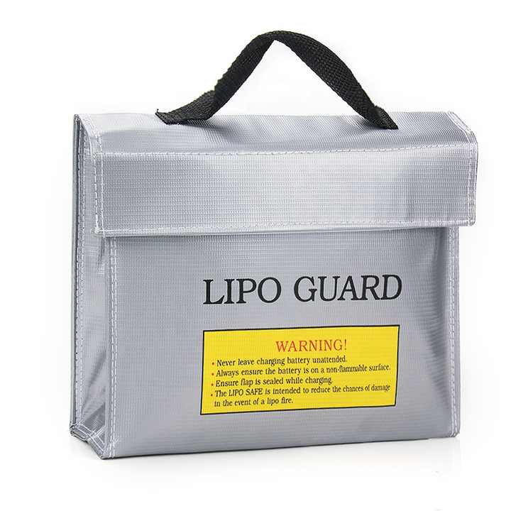 thumbnail image 2 of Fireproof Explosionproof Lipo Safe Pouch Lipo Battery Fireproof Bag - Explosion Proof Safe Pouch For Charging & Storage (21.5x14.5x17cm) Charging Case 2 of 10