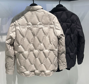 Doudoune légère pour homme, nouvelle collection hiver, style chemise à revers, veste décontractée en duvet de canard, manteau tendance de marque - Product Image 3