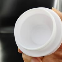 Flacon de crème portable 0,5 oz à marque privée, flacon de vernis à ongles en gel PS, flacon échantillon, emballage personnalisé avec LOGO, finition givrée