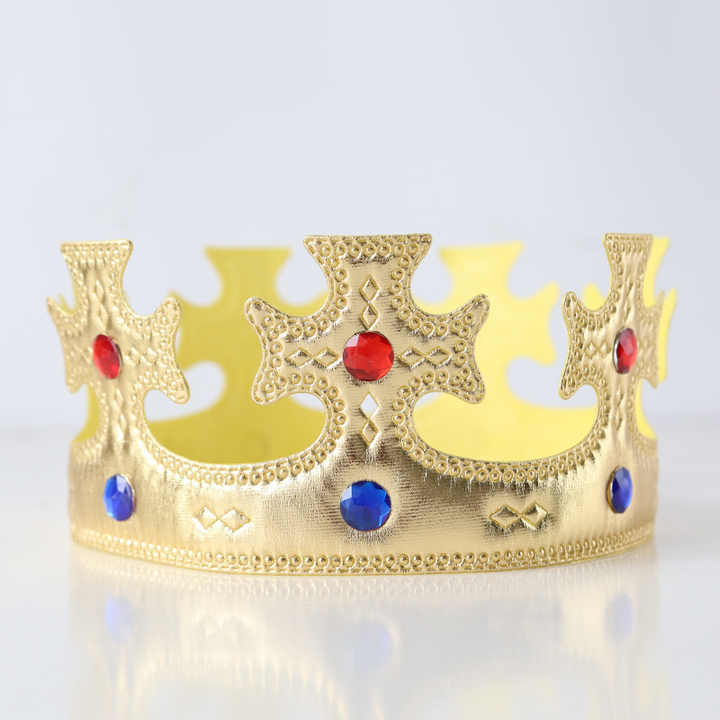 Boy Birthday Crowns King Crown Funny Headband Crowns Kids Happy Birthday Party Accessories Birthday Gifts for Party Supplies