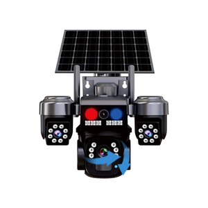 Caméra solaire YAG V380 Pro 12mp à 3 objectifs, caméra haute résolution, sans carte SIM et sans Wifi, IP <span class=keywords><strong>TPZ</strong></span>, caméra de sécurité extérieure avec batterie - Product Image 3