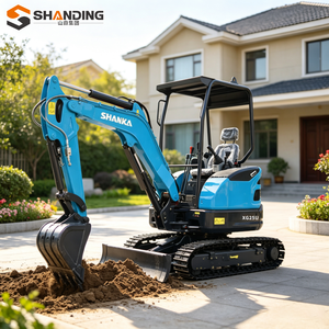 Mini-excavatrice sur chenilles SHANDING 2,5 tonnes, moteur Yanmar, usage domestique, best-seller, petite pelle, pompe à moteur, engrenage – Vente directe usine - Product Image 3