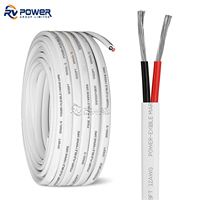 Cable marino blindado de doble núcleo 10/12/14/16 AWG aislamiento de PVC y cable marino de chaqueta personalizado