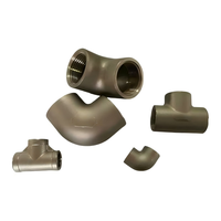 Codo Roscado de Acero Inoxidable, Conexión en T, Fundición de Precisión con Sílice, Rosca Interna NPT BSP, Accesorios para Tuberías, Fabricante OEM de Fundición