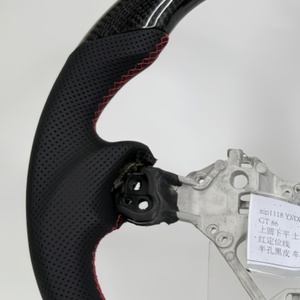 Volante de Cuero y Fibra de Carbono Real para <span class=keywords><strong>Toyota</strong></span> 86 <span class=keywords><strong>Gt86</strong></span> y Subaru Brz, Venta al por Mayor y al Detal - Product Image 2