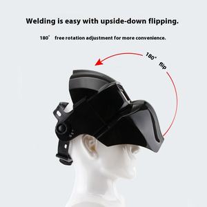 Capuchon de soudage automatique complet avec fonction d'assombrissement Housse de protection pour soudeur à l'arc argon montée sur la tête - Product Image 2