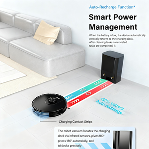 <span class=keywords><strong>Robot</strong></span> aspirateur LDS-Cleaning 3500PA Navigation LIDAR Alexa <span class=keywords><strong>Connecté</strong></span> au Wi-Fi Compatibilité tapis/sol dur pour le nettoyage à sec des hôtels - Product Image 2