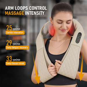 2025 Bestseller Elektrischer Nackenmassagegerät mit Wohltuender Wärme Intelligentes Shiatsu Nacken- und Rückenmassagegerät - Product Image 5