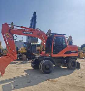 รถขุดล้อยาง Doosan DH150 มือสองสำหรับขาย พร้อมอะไหล่สำคัญ น้ำหนัก 14.5 ตัน ความจุบุ้งกี๋ 0.6 ลูกบาศก์เมตร ผลิตในเกาหลี - Product Image 6