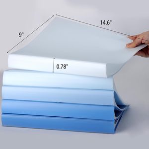 Wholesale Office Business Brand Custom Binder Clear <strong>Display</strong> Book <strong>A4</strong> <strong>Display</strong> Book 60 Page Transparent Insert <strong>Folder</strong> - Product Image 2