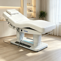 Table de massage électrique 4 moteurs réglable pour soins du visage, SPA, salon, avec commande au pied pour clinique esthétique
