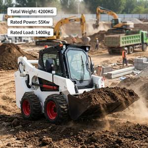 Mini-chargeuse compacte sur pneus <span class=keywords><strong>de</strong></span> 1,4 tonne <span class=keywords><strong>de</strong></span> capacité nominale, fournie par l'usine, pour la construction, l'agriculture et l'aménagement paysager - Product Image 1