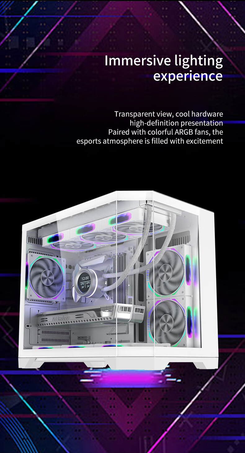 コンピューターケースATXマザーボード3060 GPU PCケースサポート