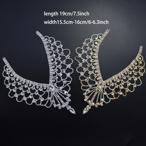 เดรสประดับพลอยเทียมหลายชั้นกลวงสำหรับตกแต่งเสื้อผ้า - Product Image 1
